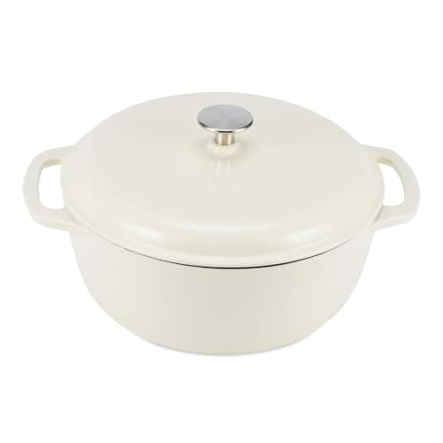 Amazon Basics Enameled Cast Iron Dutch Oven, 4.3 qt