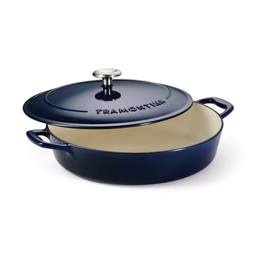 Tramontina Bestow Enameled Cast Iron Braiser, 4 qt