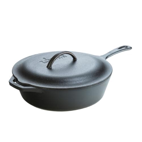 Lodge Covered Deep Skillet, 12-inch / 5 qt (L10CF3)