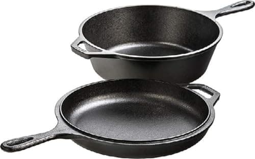 Lodge Cast Iron Combo Cooker, 3.2 qt