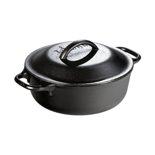 Lodge Seasoned Cast Iron Dutch Oven, 2 qt (L2SP3)