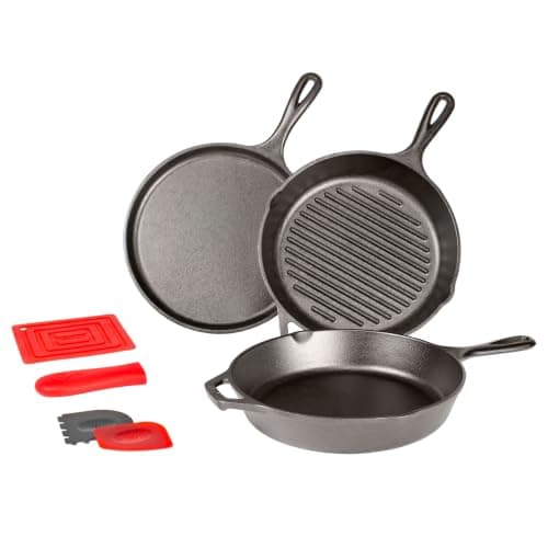 Lodge Essential Seasoned Cast Iron Pan Set (L6SPA41)