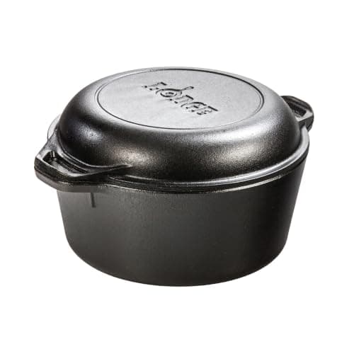 Lodge Double Dutch Oven, 5 qt