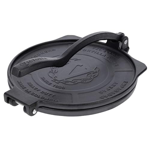 Victoria 10-inch Tortilla Press, HD Spherrous Iron (TOR-010)
