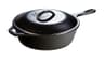 Lodge Covered Deep Skillet, 10.25-inch / 3.2 qt (L8CF3)