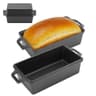 Northriver Casting 9 x 5 in Cast Iron Loaf Pan with Lid