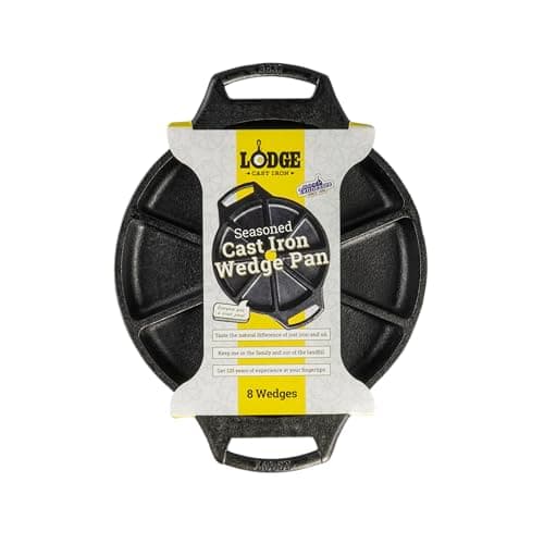 Lodge Cast Iron Wedge Pan, 8 wells